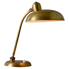 1940s Giovanni Michelucci Patinated Brass Ministerial Desk Lamp for Lariolux