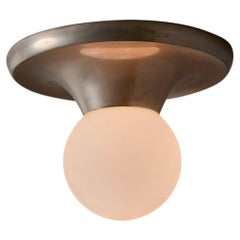 Petite Nickel 1960s Castiglioni 'Light Ball' Wall or Ceiling Lamp for Flos