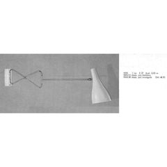 Large 1950s Cosack Leuchten Model 9590 Articulating Wall Lamp