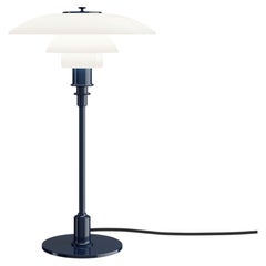 Poul Henningsen „PH 3/2“ – Tischlampe in glänzendem Tiefblau für Louis Poulsen