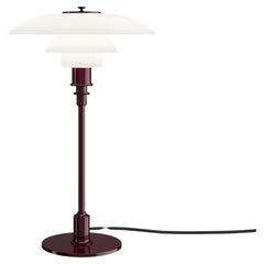 Lampe de table « PH 3/2 » de Poul Henningsen, en verre bordeaux brillant, pour Louis Poulsen