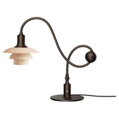 Limited Edition 'PH 1/1' Glass and Aged Brass Piano Table Lamp for Louis Poulsen