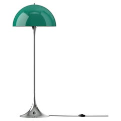 Verner Panton 'Panthella' Original Opal Green Shade Floor Lamp for Louis Poulsen