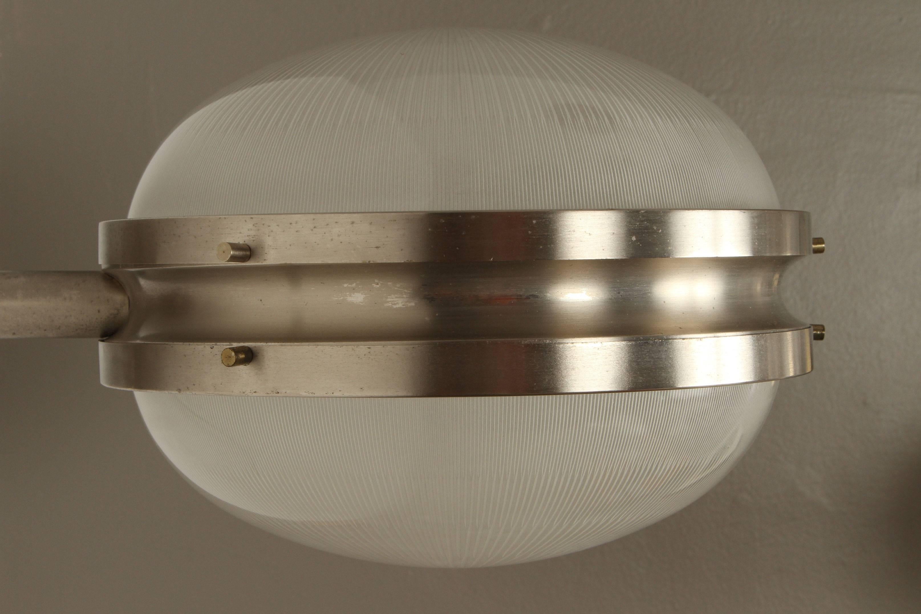 Mid-Century Modern Large Sergio Mazza 'Gamma' Wall or Ceiling Lights for Artemide, circa 1960s