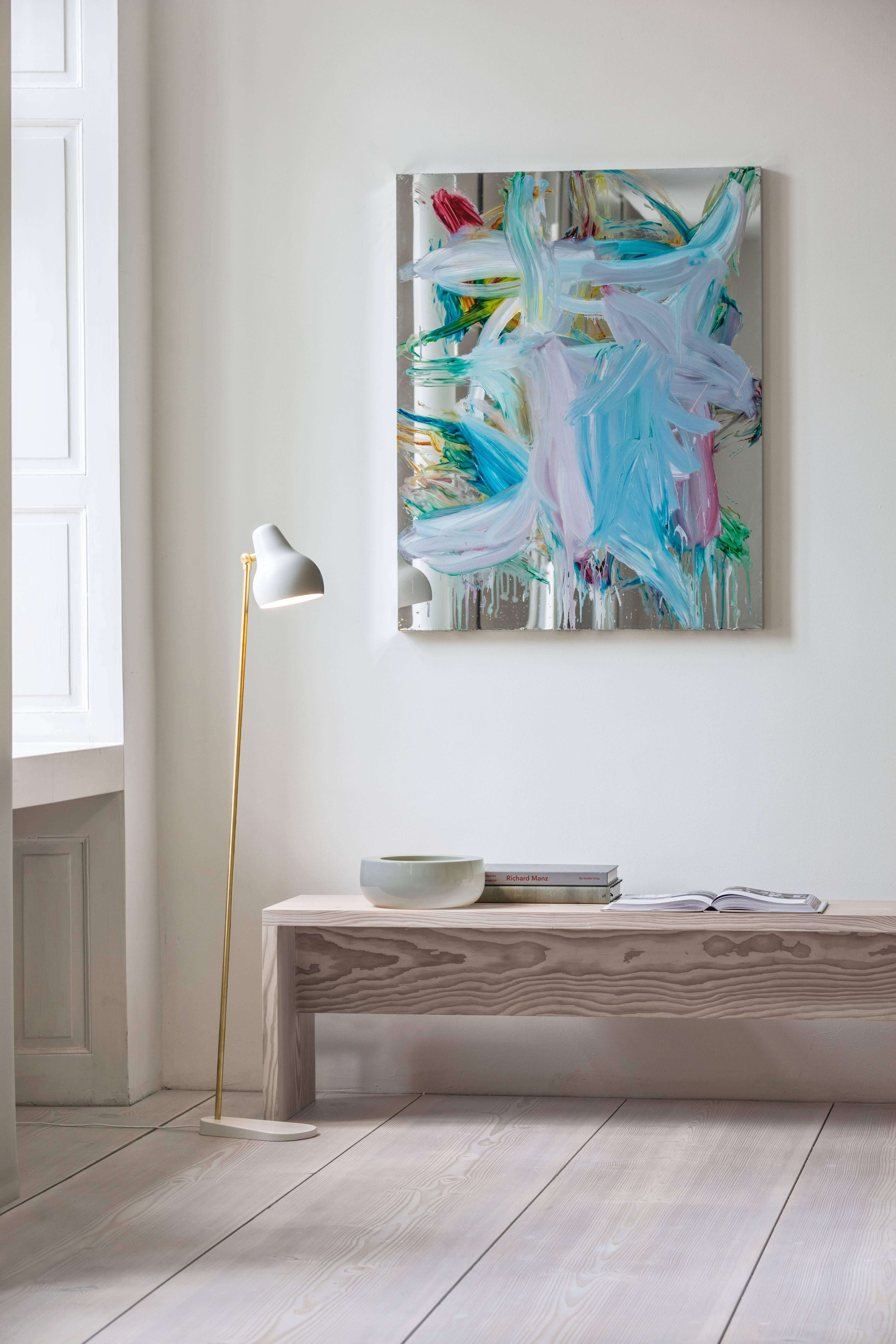  Lampadaire blanc 