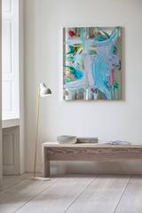 Vilhelm Lauritzen 'VL 38' White Floor Lamp for Louis Poulsen