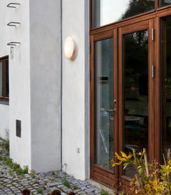 Lampada da parete o da soffitto in vetro “AJ Eklipta” di Arne Jacobsen per Louis Poulsen