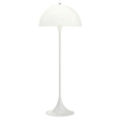 Verner Panton 'Panthella' White Floor Lamp for Louis Poulsen
