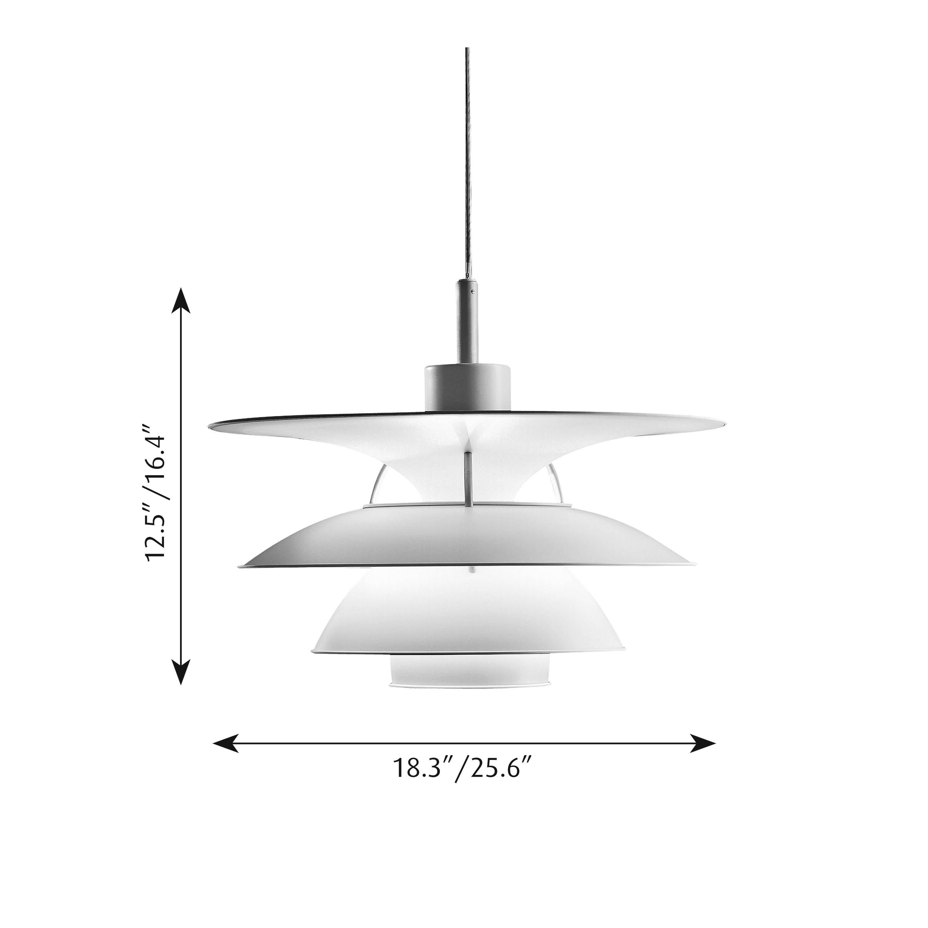 Danish Poul Henningsen PH 5-4½ Pendant Lamp for Louis Poulsen For Sale