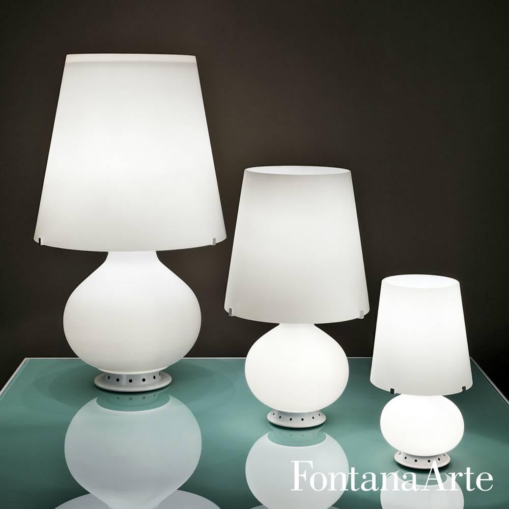 Large Max Ingrand Glass Fontana Table Lamp 1
