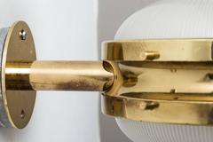 1960s Sergio Mazza Brass 'Gamma' Wall or Ceiling Lights for Artemide