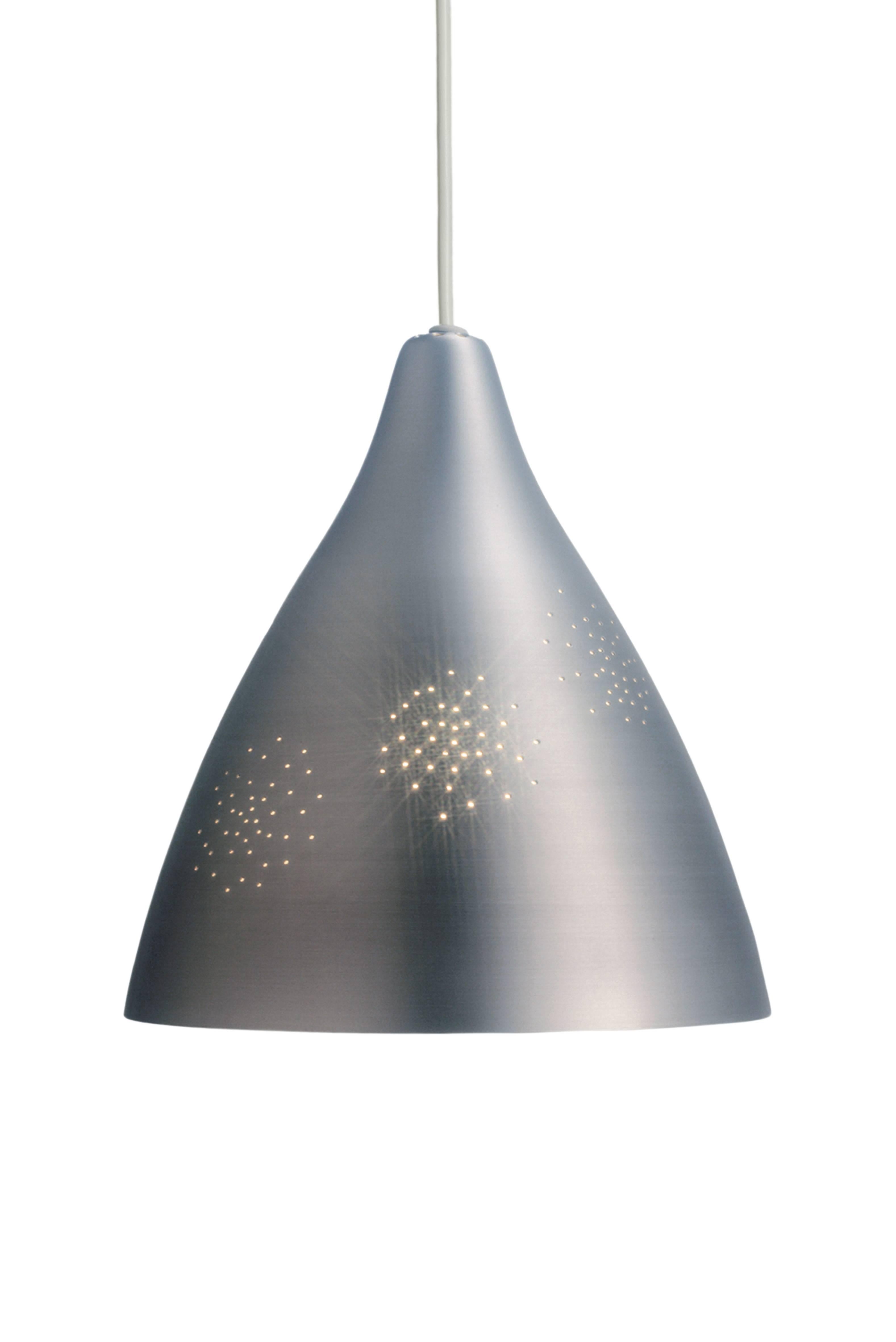 Finnish Lisa Johansson-Pape Perforated Metal Pendant for Innolux Oy