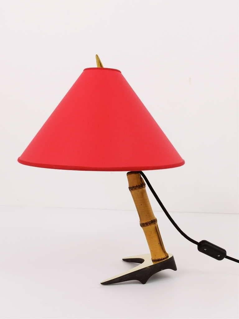 Mid-Century Modern Lampe de bureau « fer à cheval » de Carl Aubck en vente