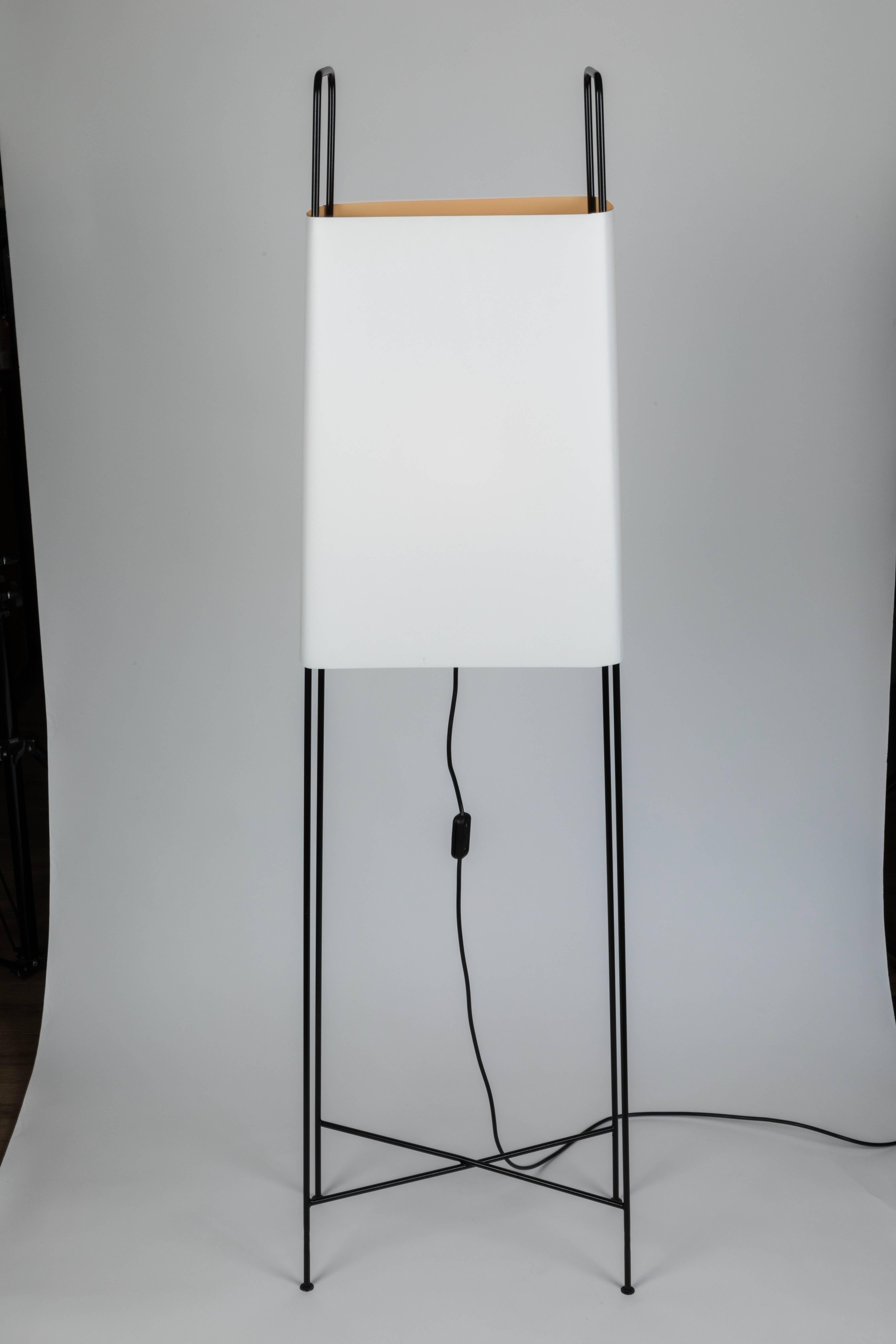 Blackened Werkstätte Carl Auböck 'Box' Floor Lamp For Sale