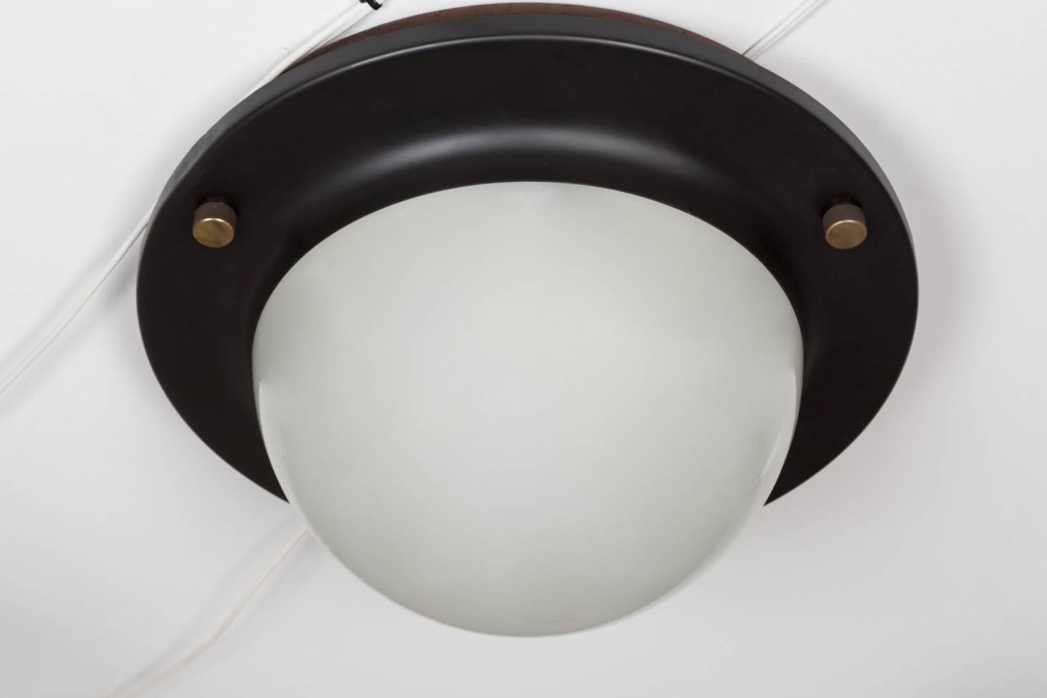 Mid-Century Modern LARGE 1960s Luigi Caccia Dominioni 'Tommy' Ceiling Light for Azucena