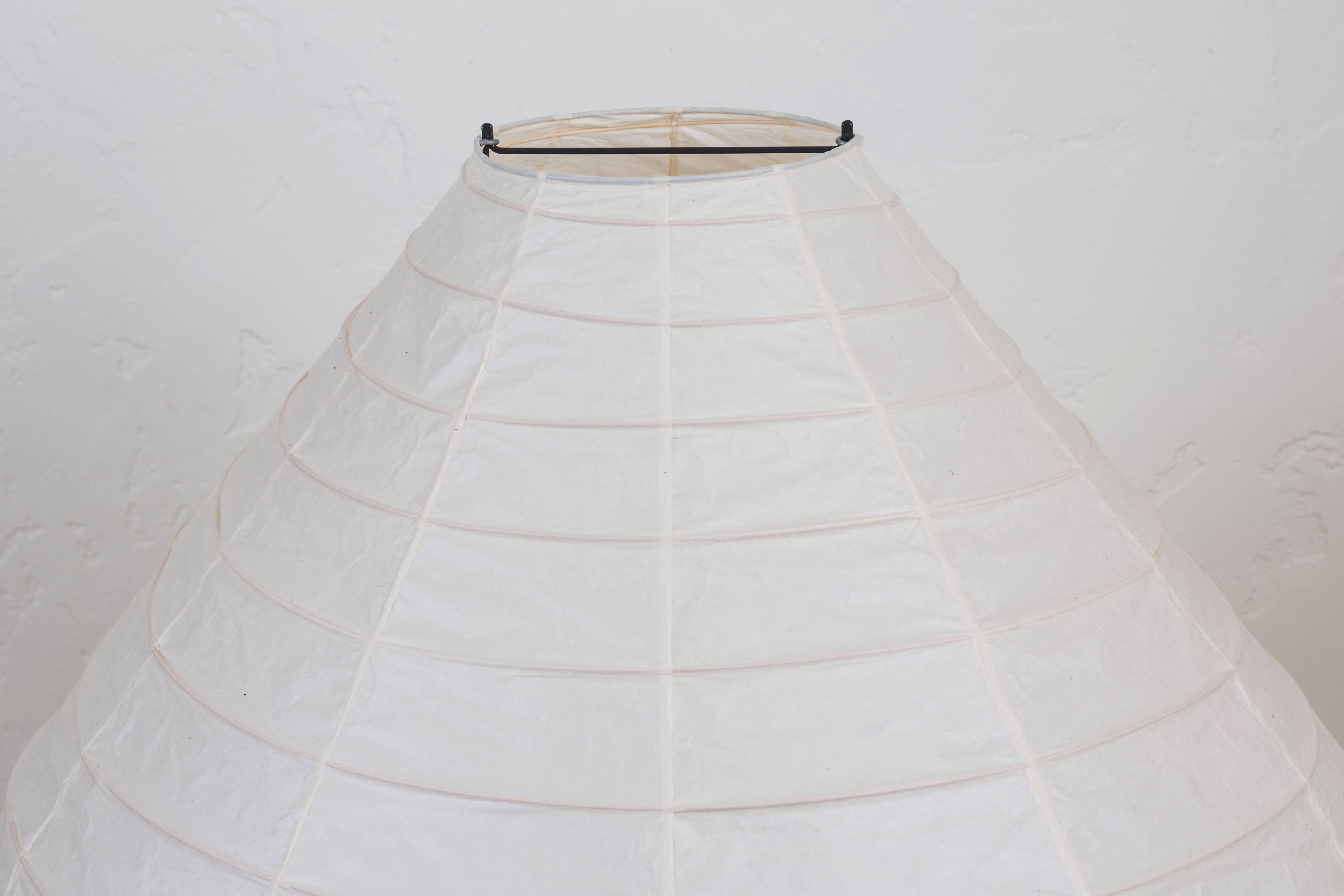 Contemporary Monumental Isamu Noguchi Akari 23N Floor Lamp