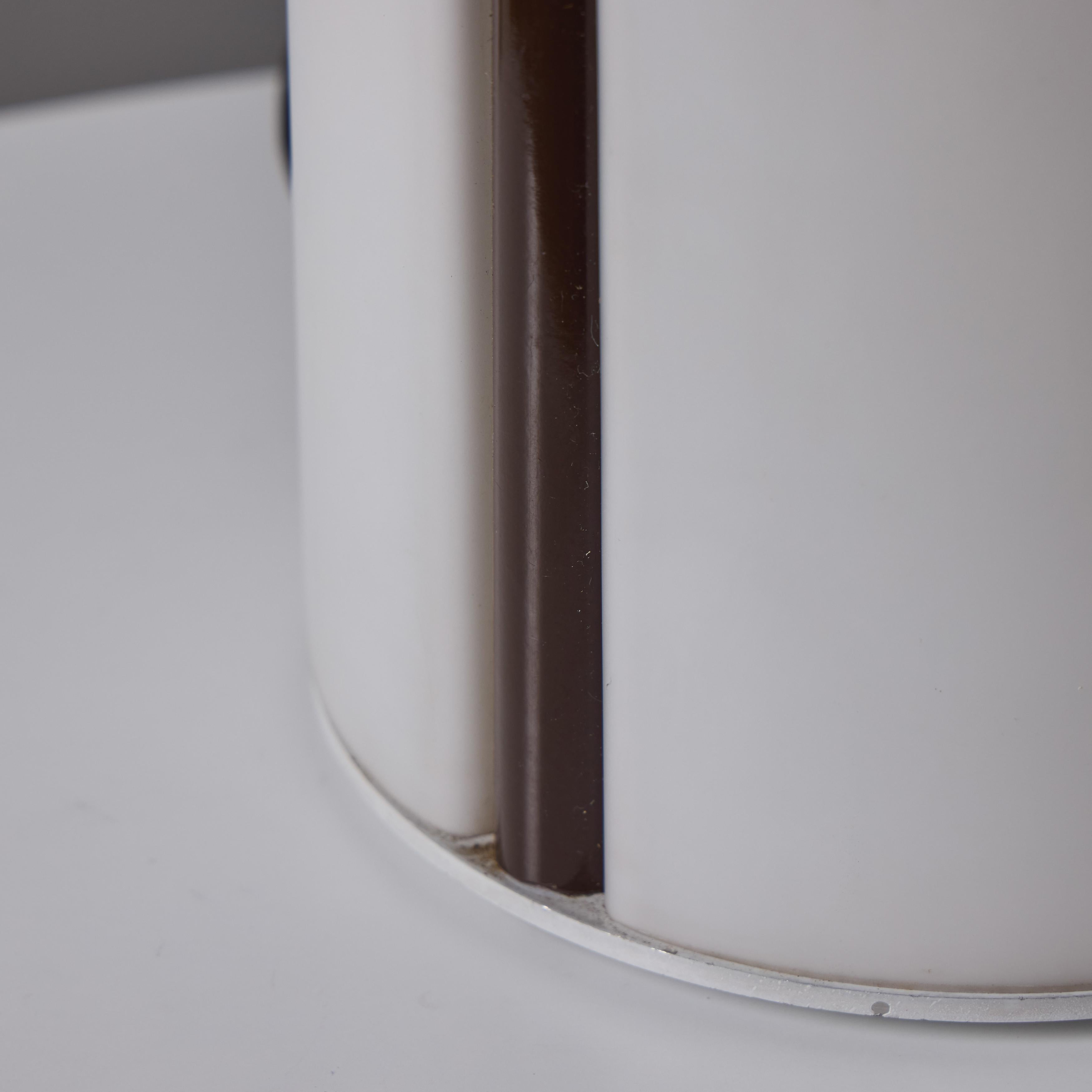 1980s Romolo Lanciani Brown Metal and Glass 'Tender' Table Lamp for Tronconi 3