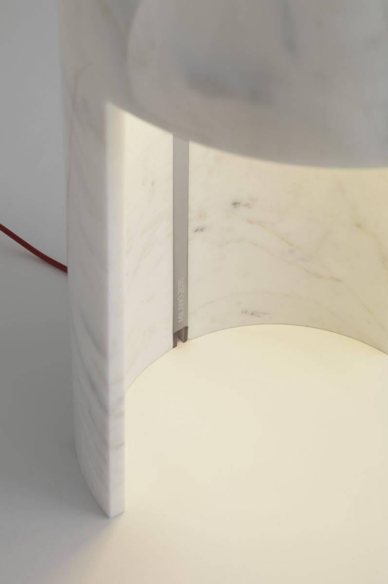 Contemporary Carlo Colombo 'Milano 2015' Marble Table Lamp for Fontana Arte