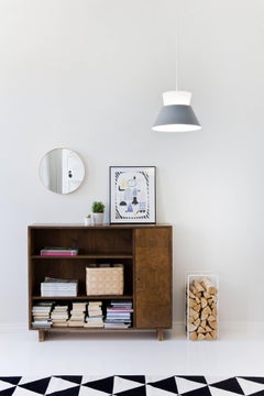 Yki Nummi White '1955' Pendant for Innolux Oy, Finland