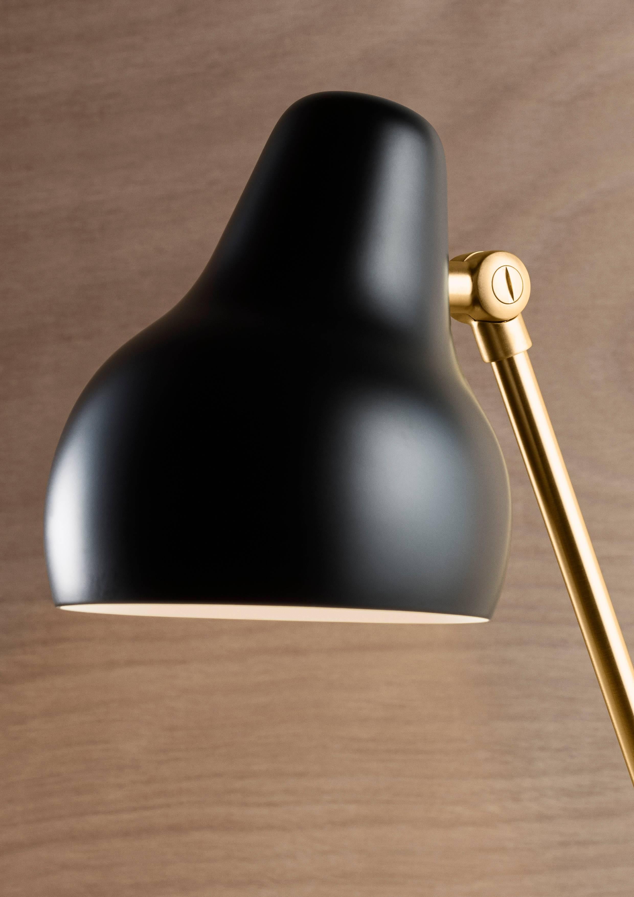 Scandinavian Modern Vilhelm Lauritzen Black 'Radiohus' Table Lamps for Louis Poulsen For Sale