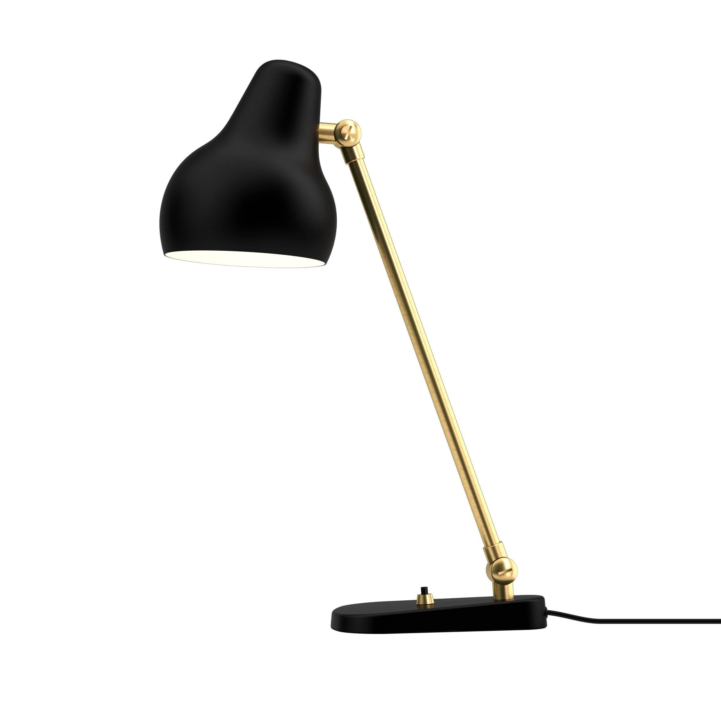 Scandinavian Modern Vilhelm Lauritzen Black VL38 'Radiohus' Floor Lamps for Louis Poulsen For Sale