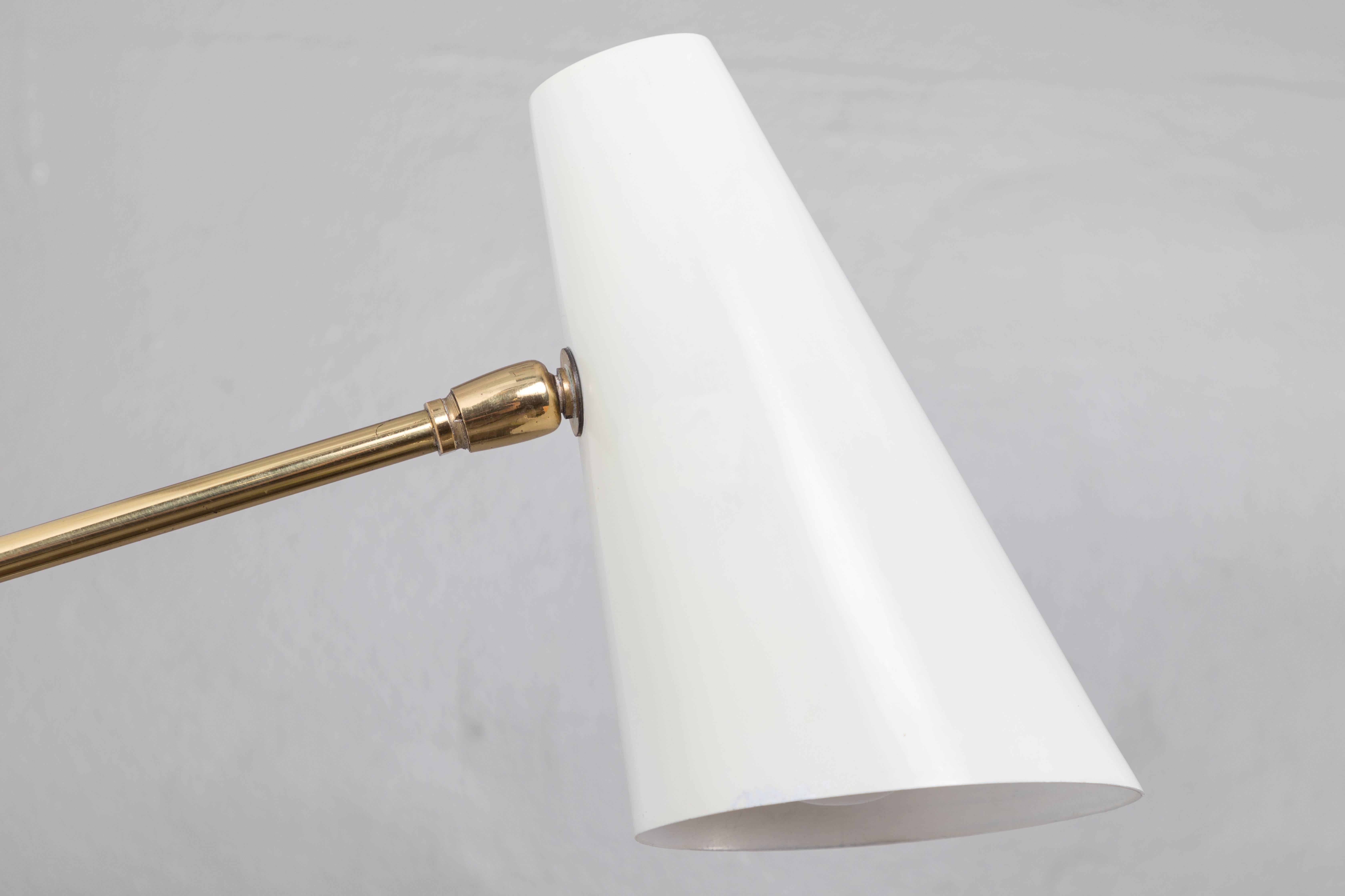 1960s Cosack Leuchten Articulating Wall Light In Good Condition For Sale In Glendale, CA