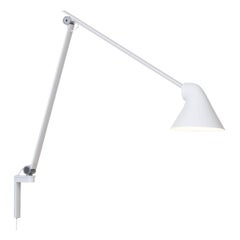Oki Sato NJP White Large Wall Light pour Louis Poulsen