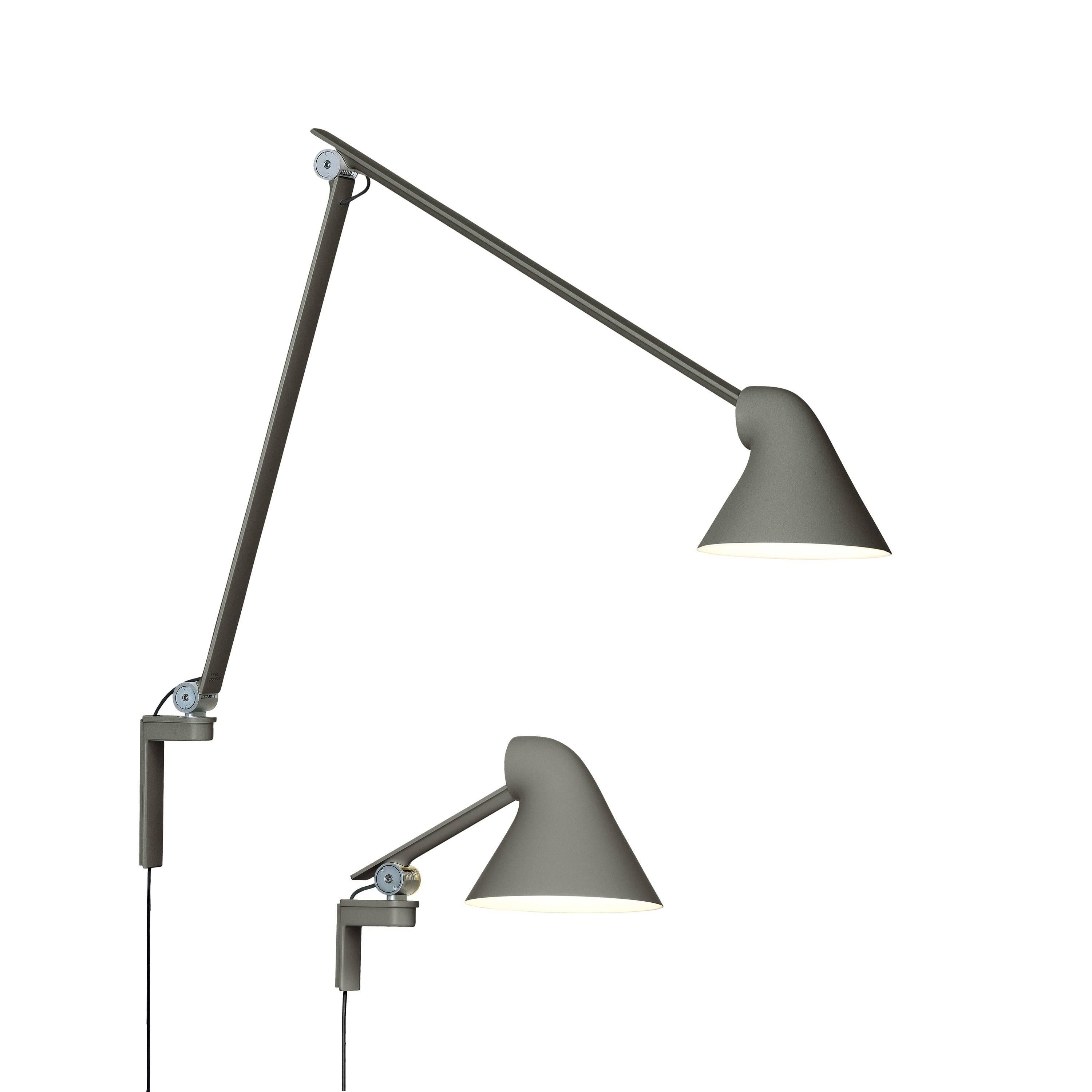 Aluminium Oki Sato NJP Black Large Wall Light pour Louis Poulsen en vente