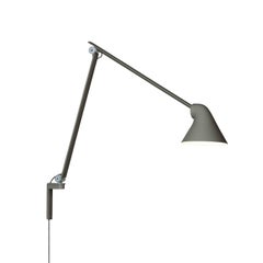 Oki Sato NJP Grey Large Wall Light pour Louis Poulsen