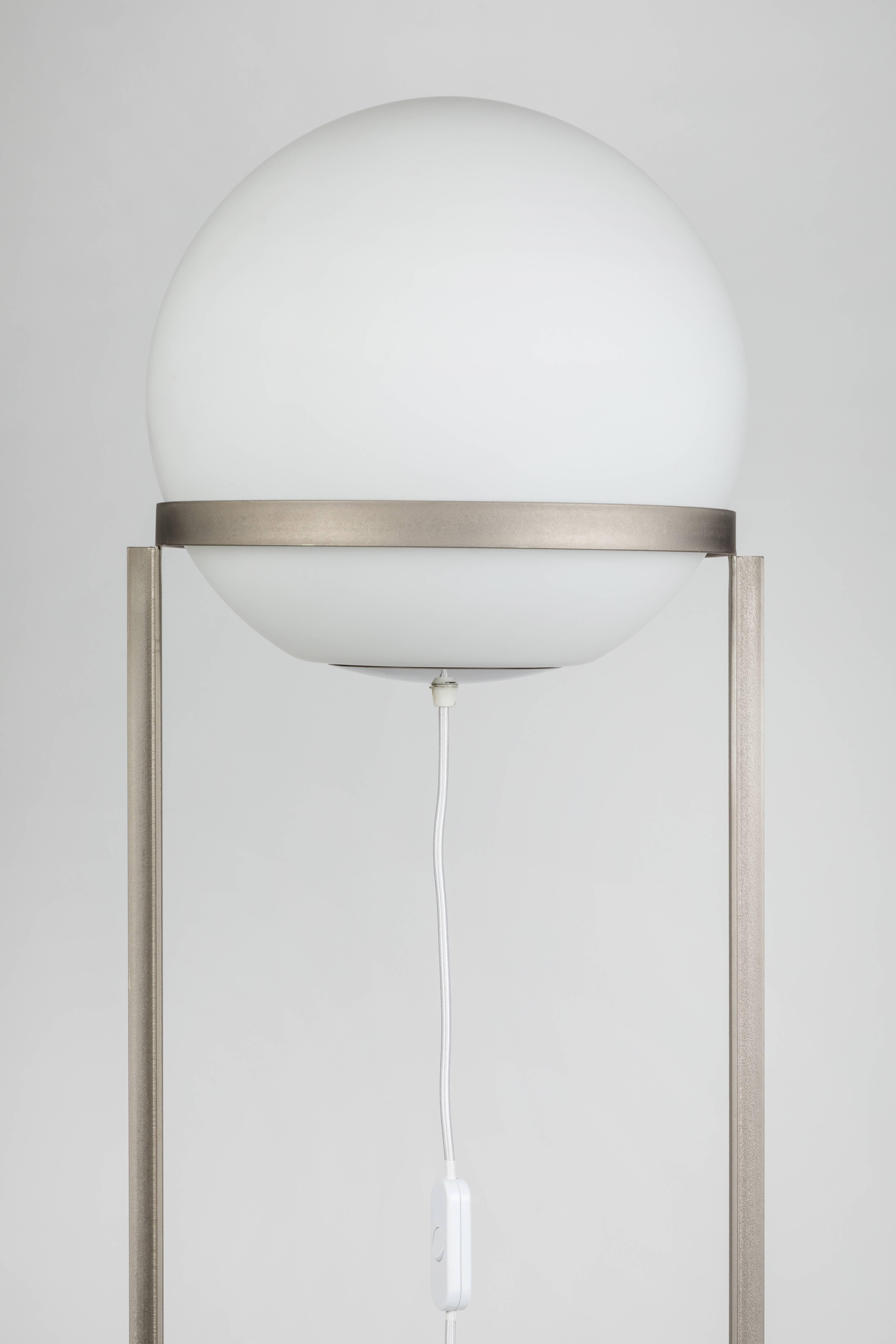 Plated Limited Edition Carl Auböck Model 4095 Floor Lamp For Sale