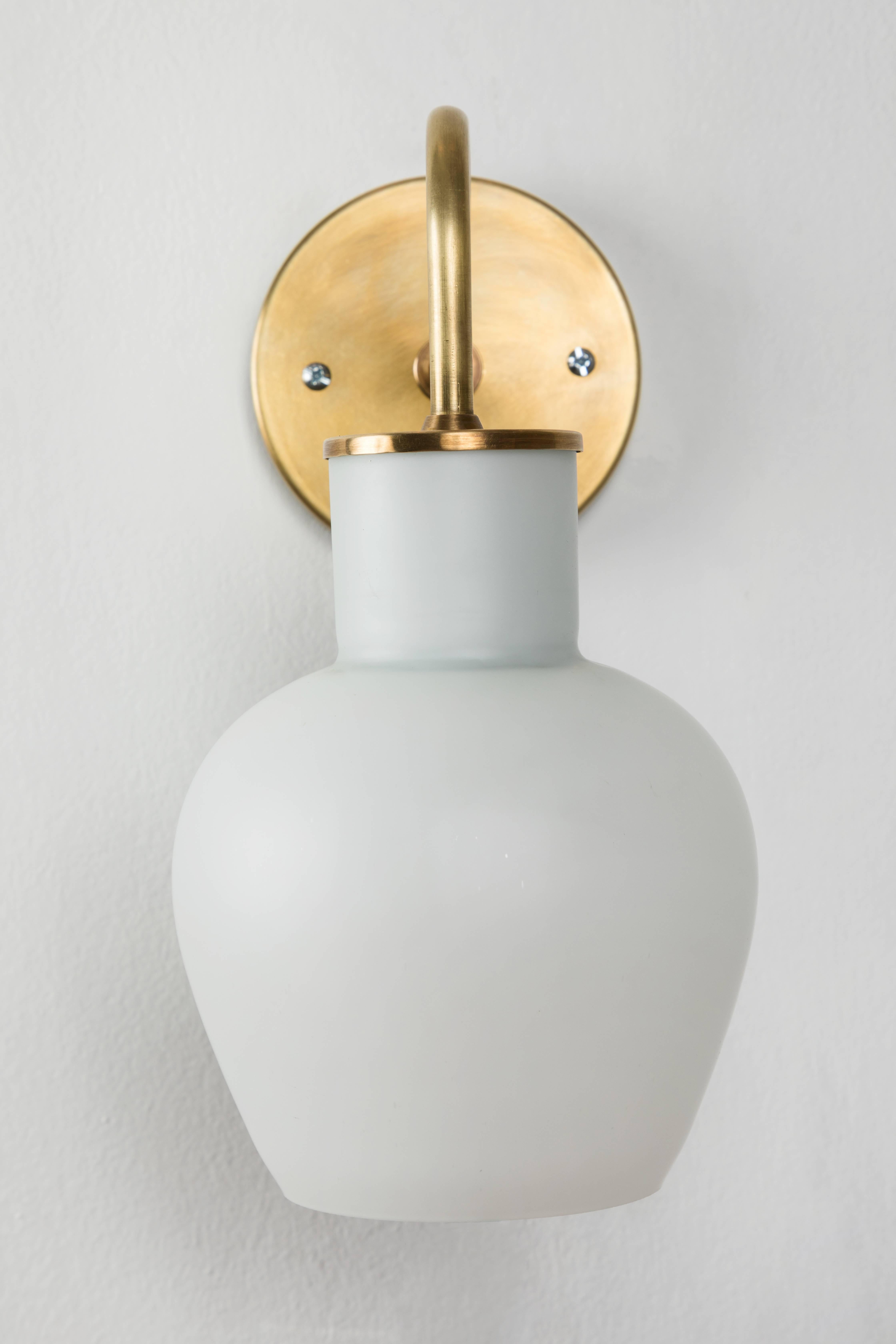 Scandinavian Modern 1950s Vilhelm Lauritzen 'Christiansborg' Sconces for Louis Poulsen