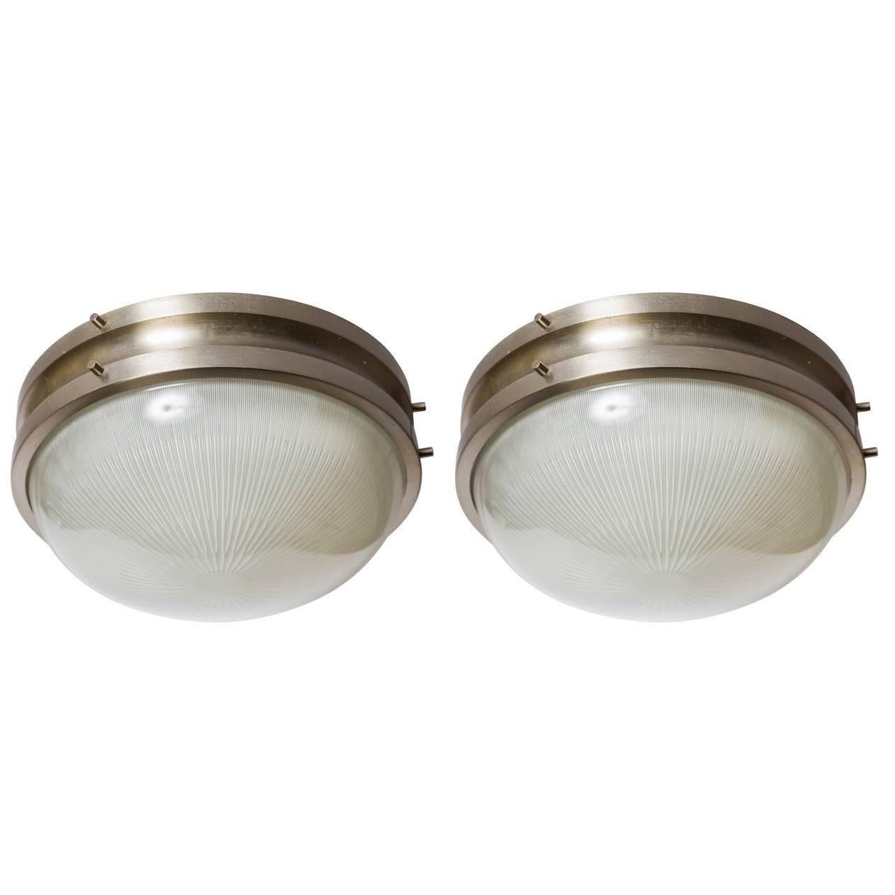 Mid-Century Modern 1960s Sergio Mazza 'Sigma' Wall or Ceiling Light for Artemide, 1960s For Sale