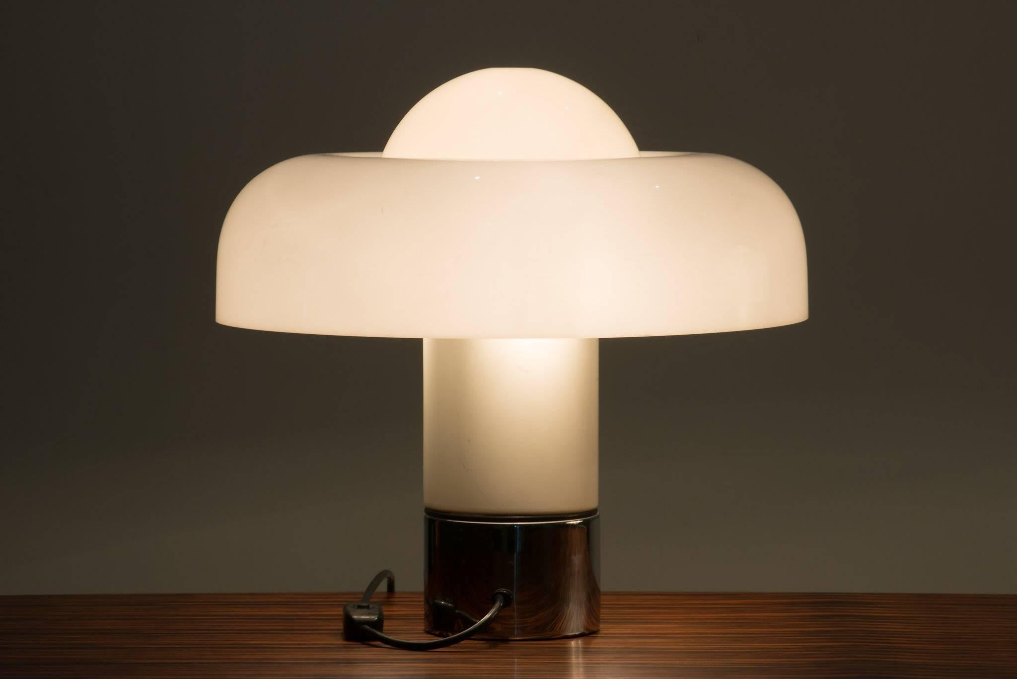 Late 20th Century Pair of 'Brumbury' Table Lamps by Luigi Massoni for Guzzini