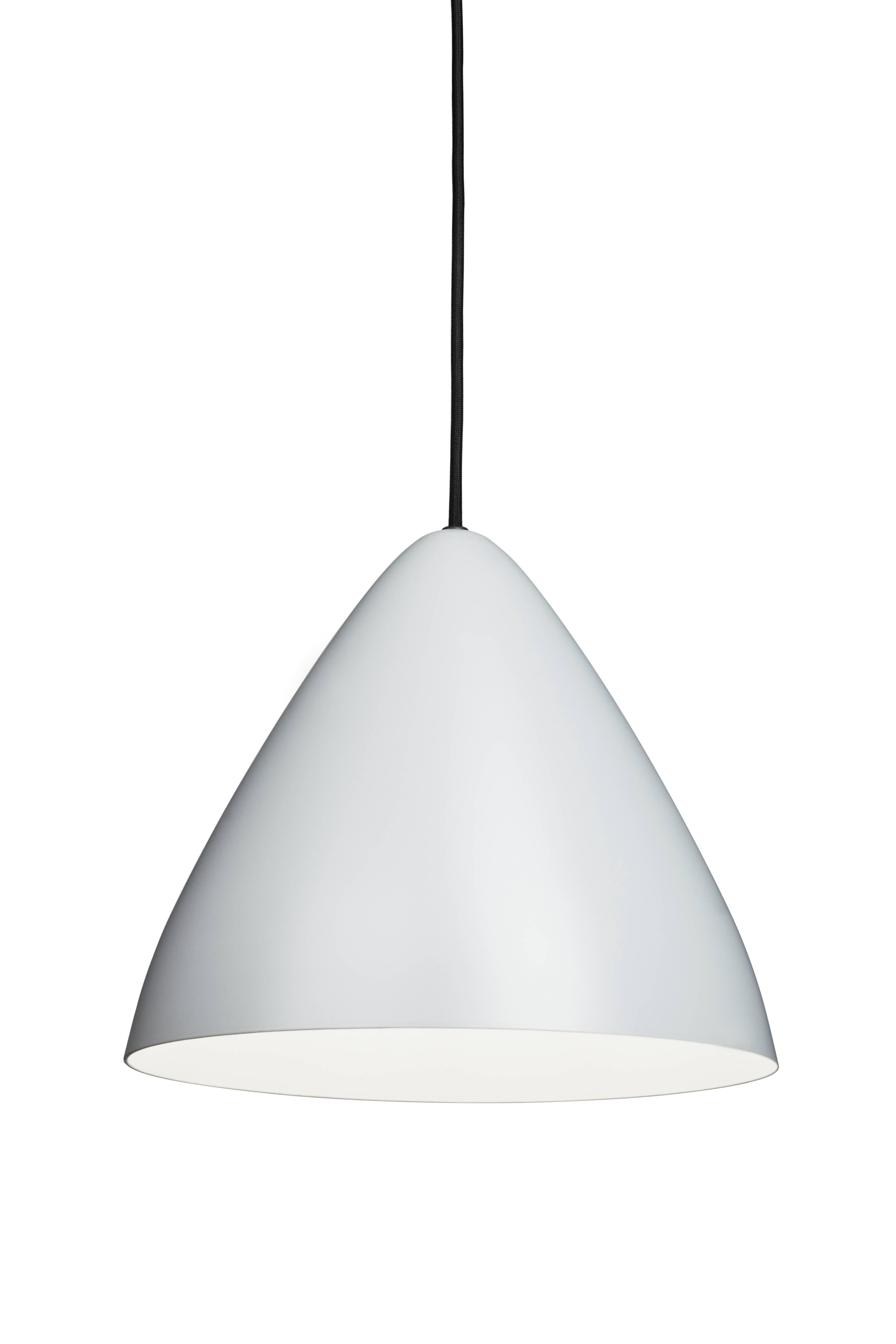 Painted Lisa Johansson-Pape '1957' White Pendant for Innolux Oy