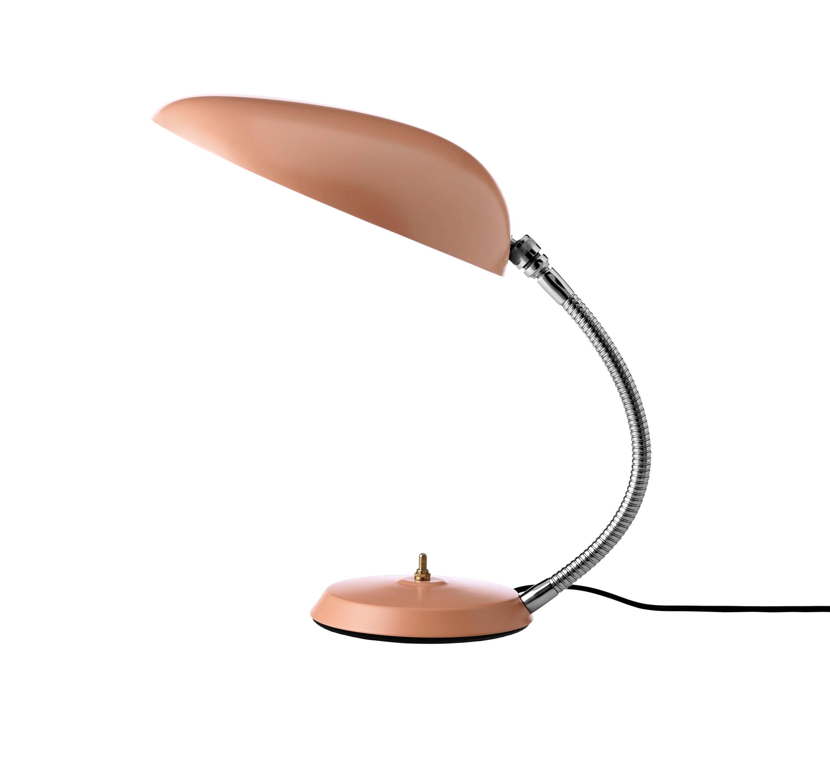 Scandinavian Modern Greta Magnusson Grossman 'Cobra' Table Lamp in White