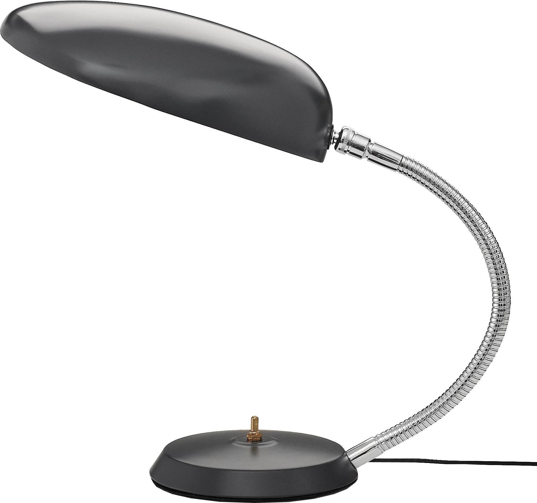 Danish Greta Magnusson Grossman 'Cobra' Table Lamp in White