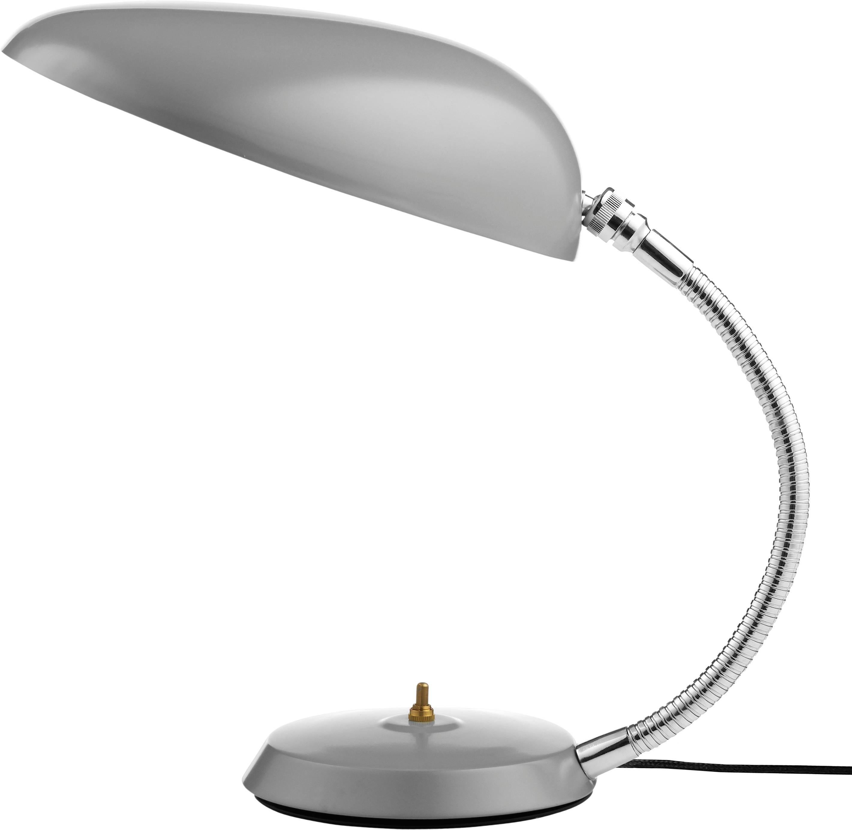 Powder-Coated Greta Magnusson Grossman 'Cobra' Table Lamp in White