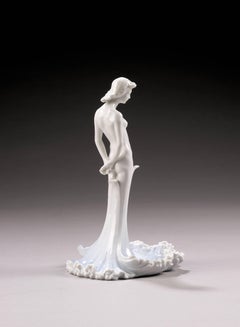 Jens Dahl-Jensen, Bing & Grondahl, an Art Nouveau Porcelain Vide-Poche, Signed