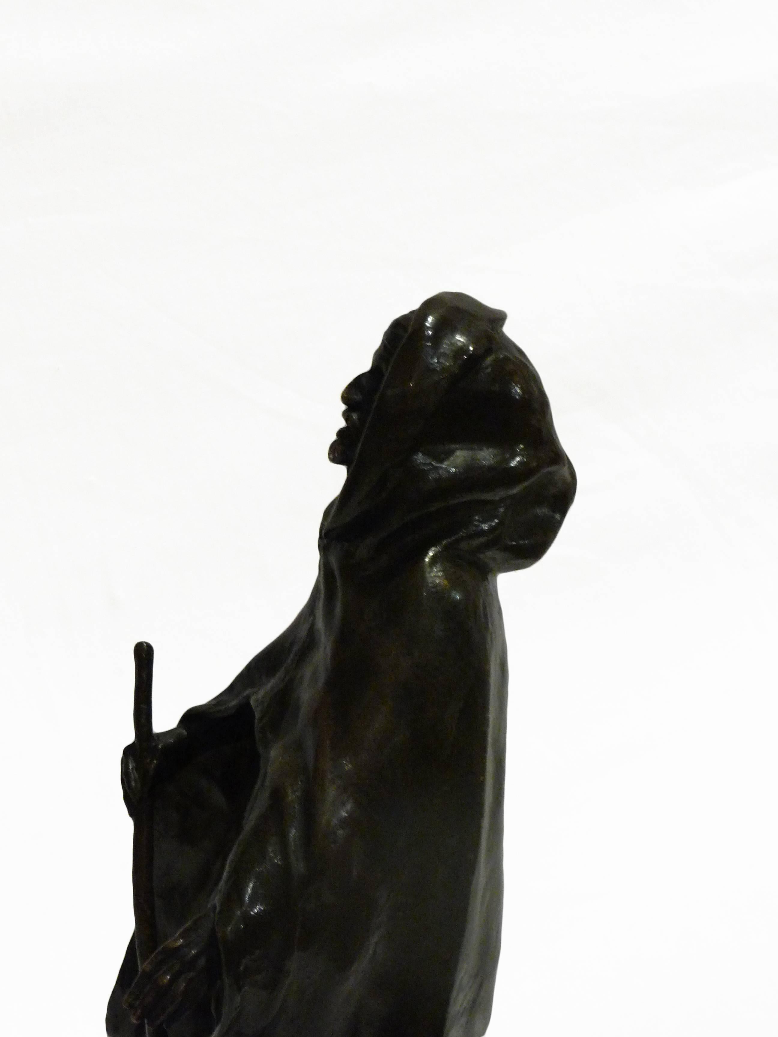 Louis-Auguste Théodore Rivière, Bronze Sculpture, 