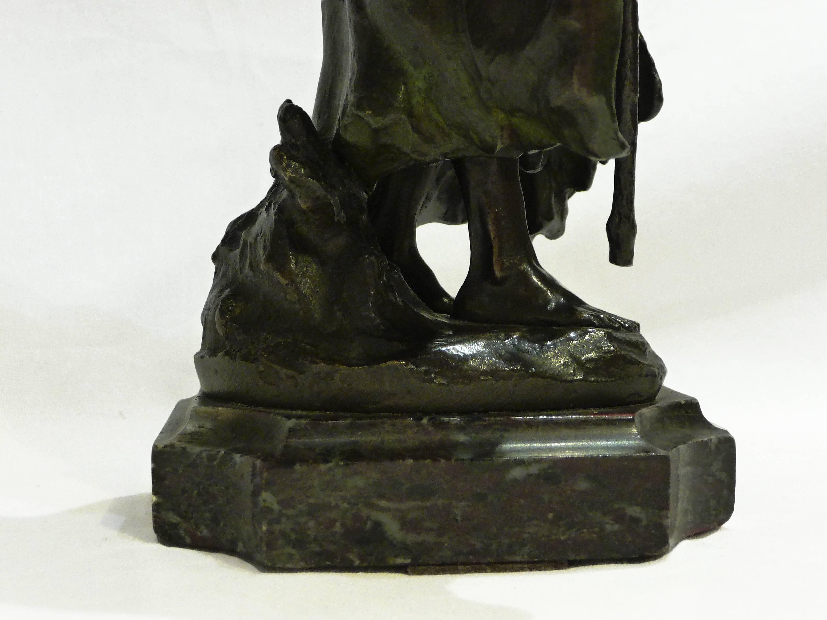 Louis-Auguste Théodore Rivière, Bronze Sculpture, 