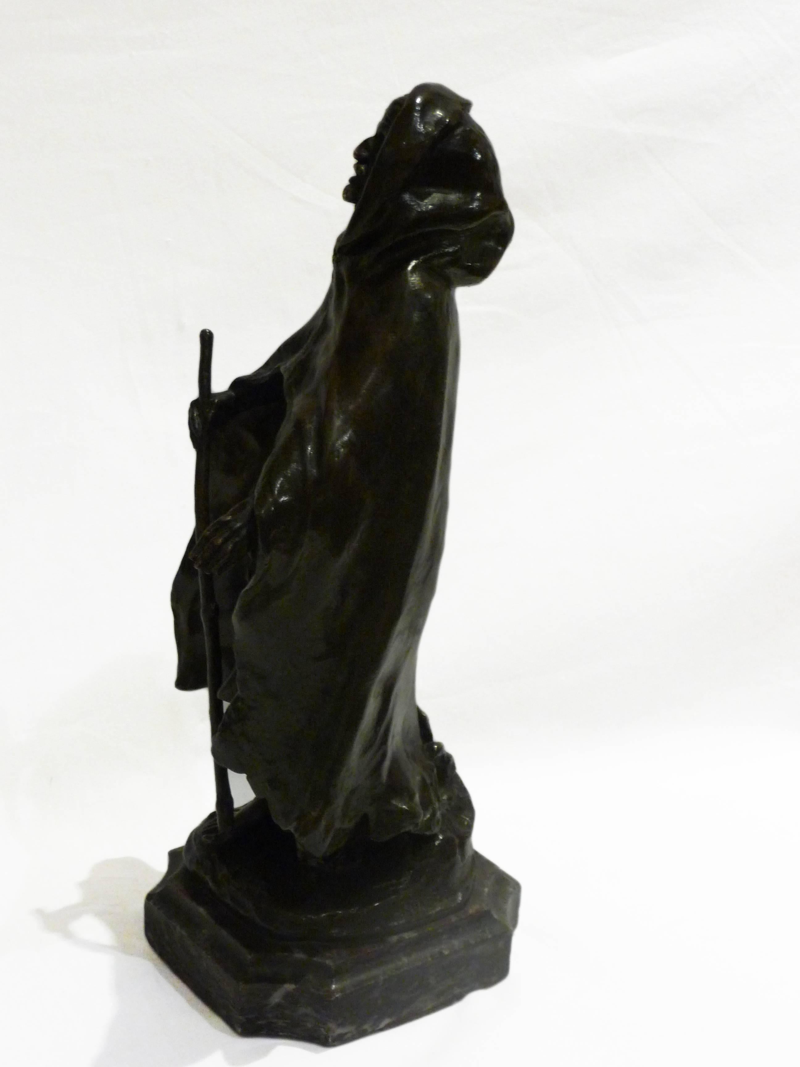 Louis-Auguste Théodore Rivière, Bronze Sculpture, 