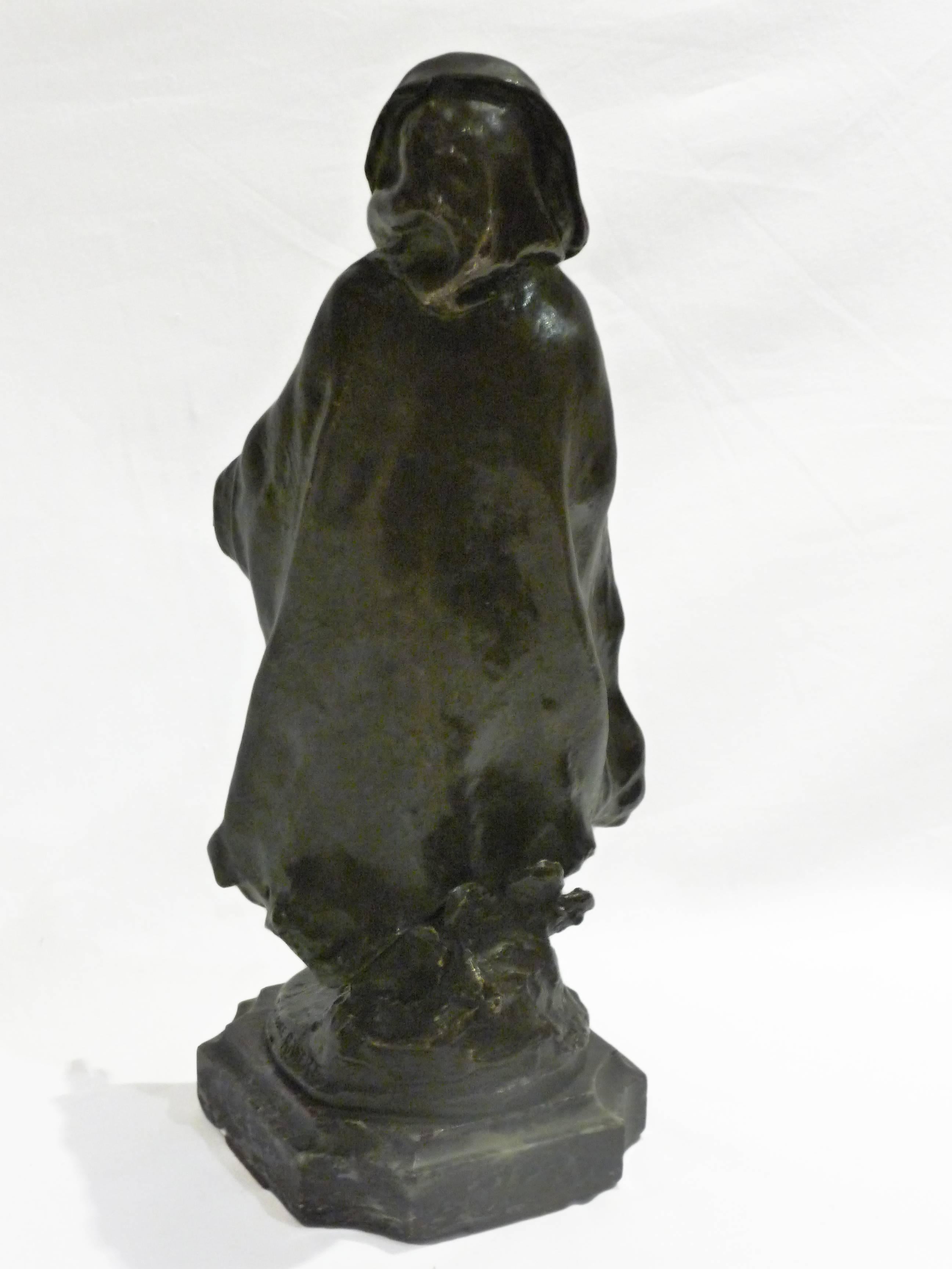 Louis-Auguste Théodore Rivière, Bronze Sculpture, 