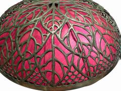 Maurice Dufrène, lampe de table Art nouveau en bronze argenté