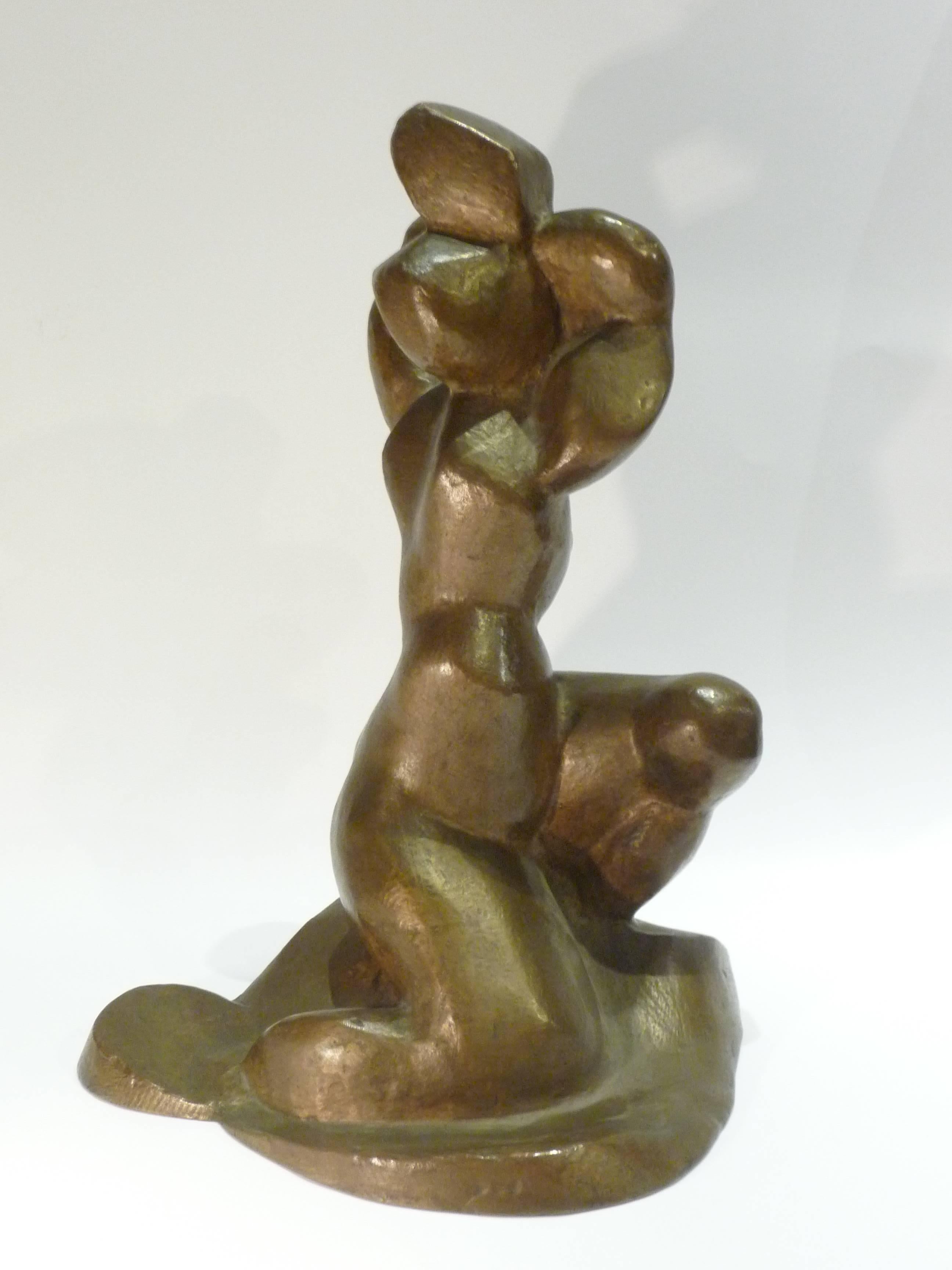 Mid-20th Century Anonymous, a Bronze Sculpture For Sale