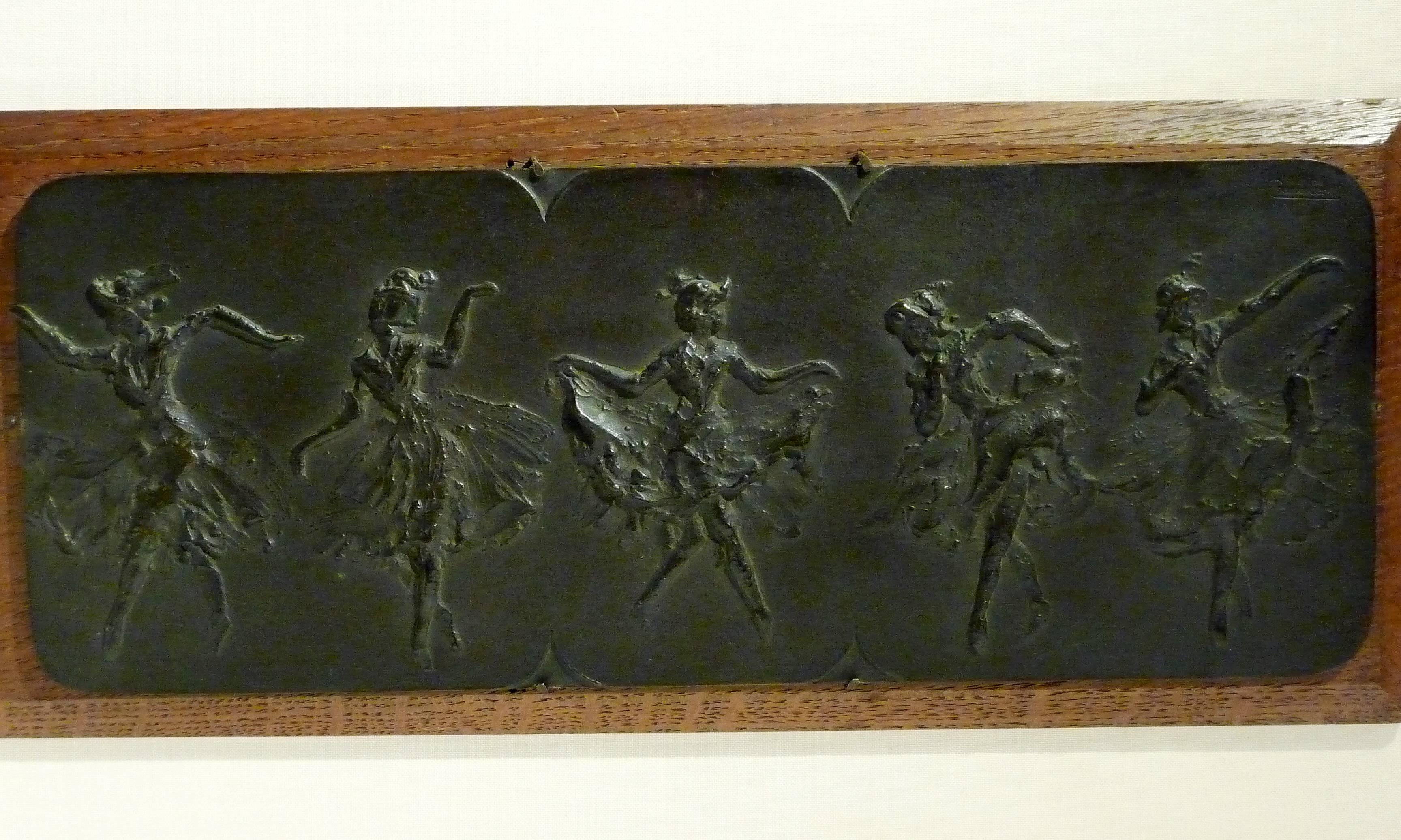 Maurice Charpentier-Mio, a Bronze Bas-Relief "Anna Pavlova, " 1919