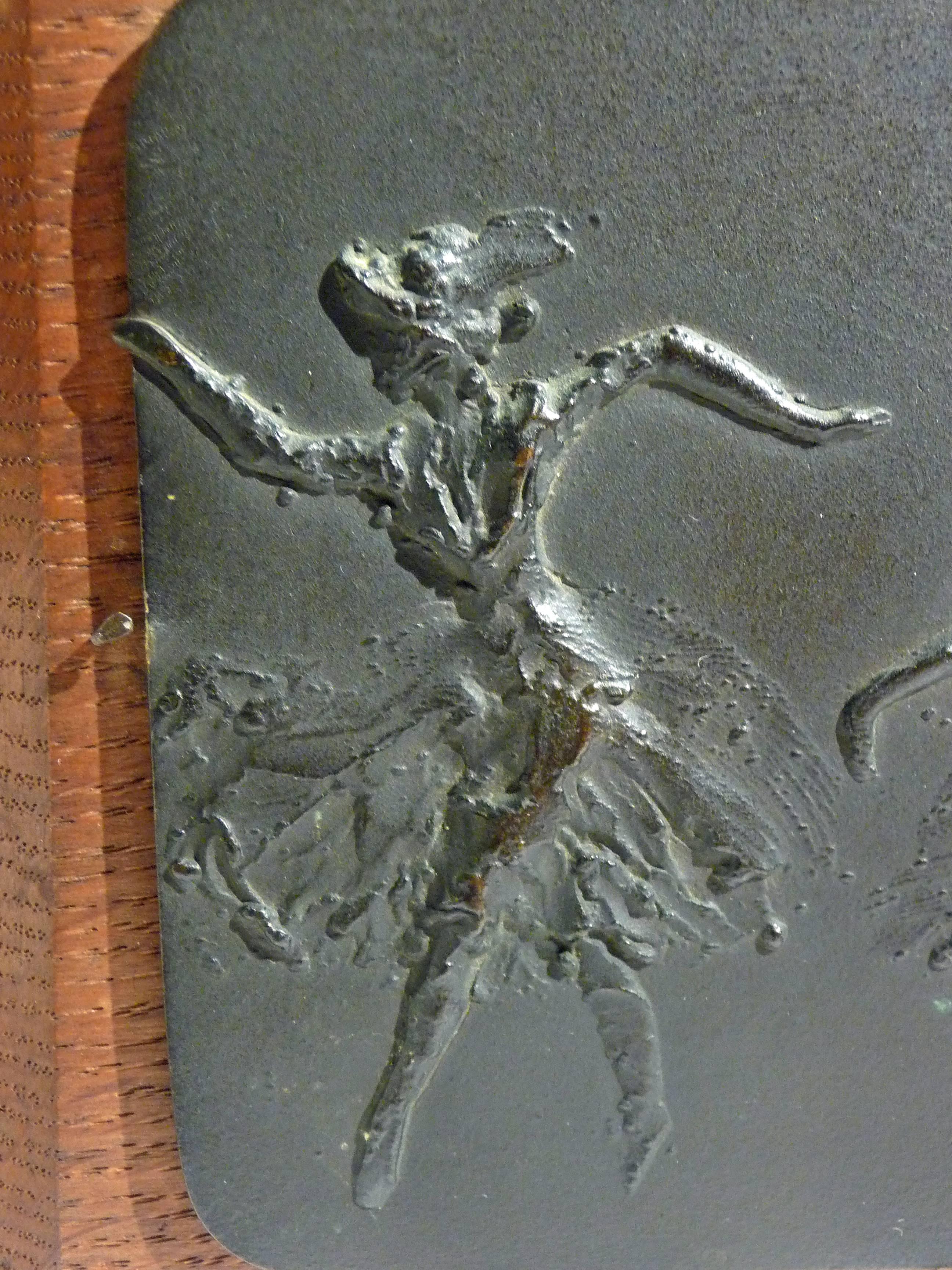 French Maurice Charpentier-Mio, a Bronze Bas-Relief 