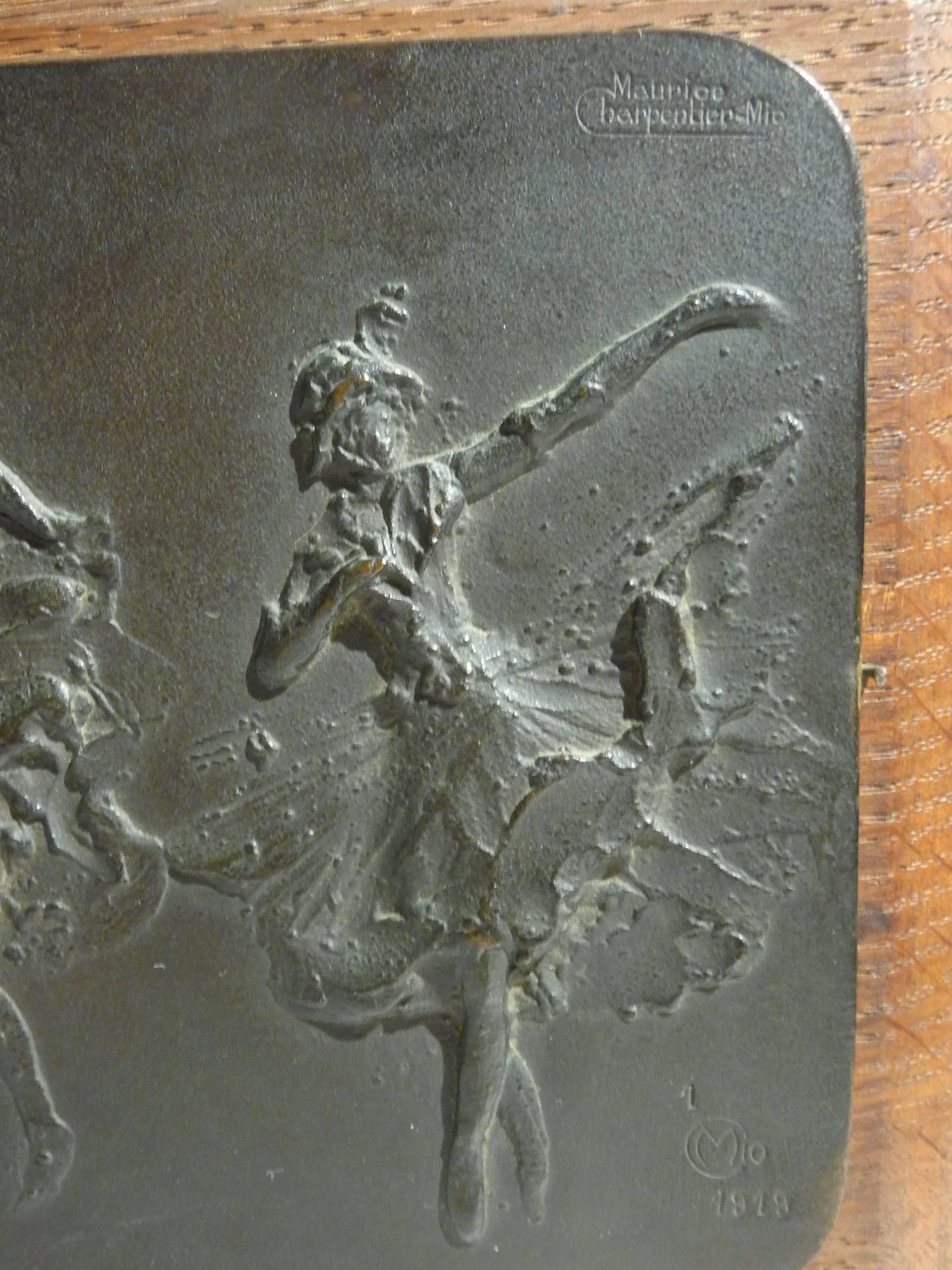 Maurice Charpentier-Mio, a Bronze Bas-Relief 