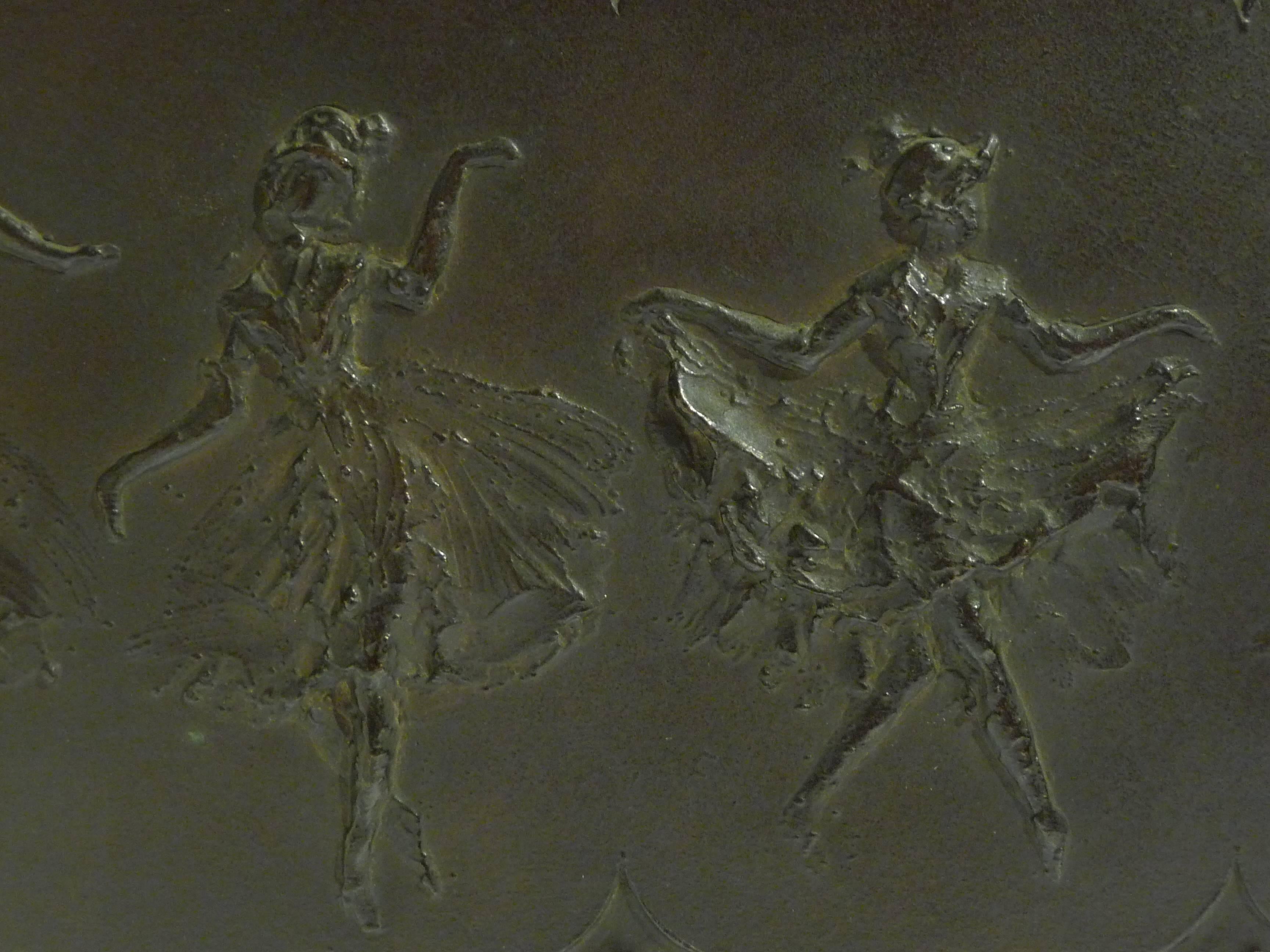 French Maurice Charpentier-Mio, a Bronze Bas-Relief 