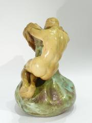 Emile Muller, James Vibert, an Art Nouveau Grés Pitcher, Signed