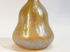 Loetz, "Goose Neck", an Iridescent Glass Vase, Signed